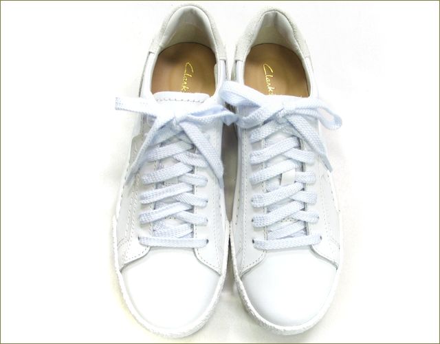 clarks クラークス cl714wt ホワイト アップ画像