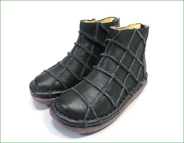 エスタシオン靴 estacion et1451bl ブラック 全体画像