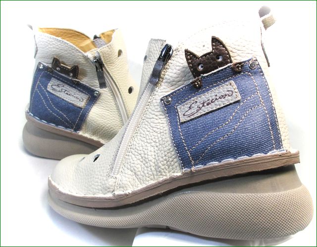 エスタシオン靴 estacion et3030iv アイボリー パーツの画像