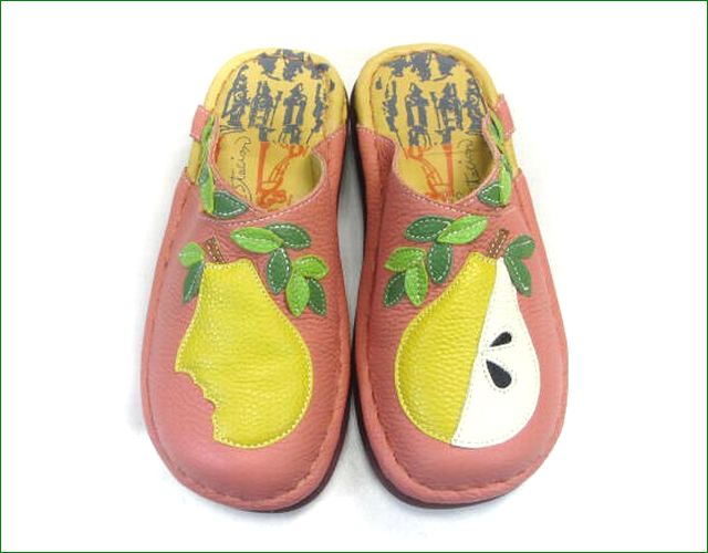 エスタシオン靴 estacion et385spk サーモンピンク 全体画像